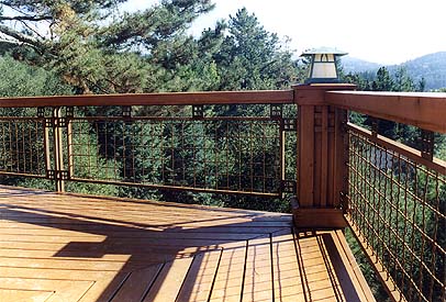 Craftsman Deck Rail Corner