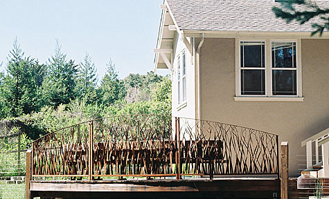 Twisted Grasses Railing