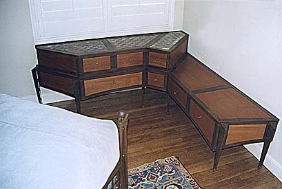 Chest and Bench with Drawers
