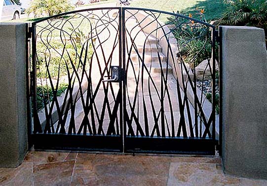 Twisted Grasses Courtyard Gates