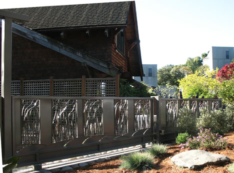 Twisted Grasses and HIlls Drive Gate