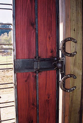 Stall Door Latch Detail