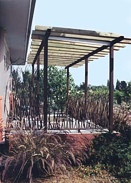 Twisted Grasses Patio Screen