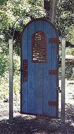 Blue Door Sculpture